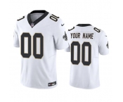 Men's New Orleans Saints Active Player Custom White 2023 F.U.S.E. Vapor Untouchable Limited Stitched Jersey