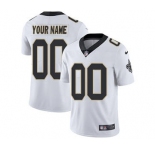 Youth New Orleans Saints Customized White Custom Football Jersey