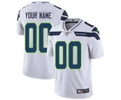 Men's Seattle Seahawks Customized White Vapor Untouchable Custom Limited Football Jersey