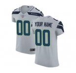 Men's Seattle Seahawks Customized Grey Alternate Vapor Untouchable Custom Elite Football Jersey