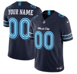 Men's Tennessee Titans Custom Navy 2026 F.U.S.E. 'Music City' Rivalries Collection Limited Football Stitched Jersey