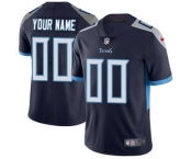 Men's Tennessee Titans Customized Navy Blue Team Color Vapor Untouchable Custom Limited Football Jersey