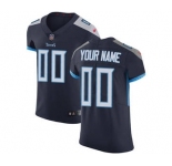 Men's Tennessee Titans Customized Navy Blue Team Color Vapor Untouchable Custom Elite Football Jersey