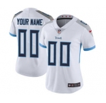 Women's Tennessee Titans Customized White Road Jersey