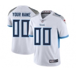 Youth Tennessee Titans Customized White Custom Football Jersey
