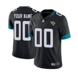 Men's Jacksonville Jaguars Customized Black Team Color Vapor Untouchable Custom Limited Football Jersey
