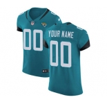 Men's Jacksonville Jaguars Customized Teal Green Alternate Vapor Untouchable Custom Elite Football Jersey