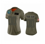 Women's Jacksonville Jaguars Customized Camo 2019 Salute to Service Limited Jersey