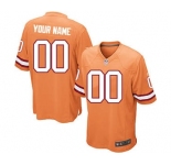 Men's Tampa Bay Buccaneers Customized Orange Glaze Alternate Custom Limited Football Jersey
