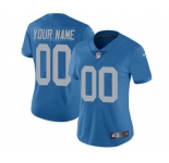 Women's Detroit Lions Blue Alternate Customized Jersey