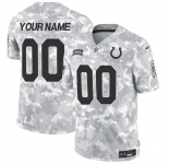Men's Indianapolis Colts Active Player Custom 2024 F.U.S.E Arctic Camo Salute To Service Limited Stitched Football Jersey