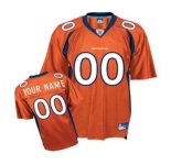 Denver Broncos Customized Jerseys Orange