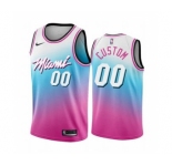 Men's Miami Heat Active Player Blue Pick City Edition New Uniform 2020-21 Custom Stitched Basketball Jersey
