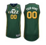 Men's Utah Jazz Green Custom Basketball Jersey