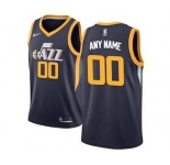 Utah Jazz Navy Swingman Custom Basketball Jersey - Icon Edition