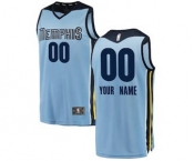 Men's Memphis Grizzlies Light Blue Custom Basketball Jersey - Statement Edition