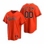 Men Baltimore Orioles Custom Nike Orange 2020 Stitched MLB Cool Base Jersey