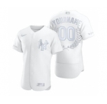 Men's New York Yankees Custom Platinum Baseball MVP Limited Player Edition Jersey