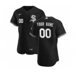 Men's Chicago White Sox Custom Black Alternate 2020 Authentic Player Baseball Jersey