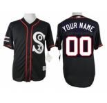 Men's Chicago White Sox Customized 2015 Black Jersey