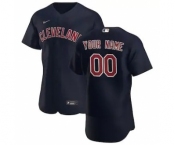 Men's Cleveland Indians 2020 Alternate Custom Flexbase Jersey - Navy