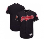 Men's Cleveland Indians Customized Majestic Navy 2018 Spring Training Flex Base Team Jersey