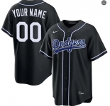 Los Angeles Dodgers Custom 2026 Black Carbon Fashion Limited Jersey