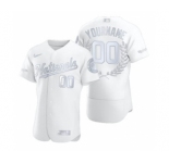 Men's Washington Nationals Custom Platinum Baseball MVP Limited Player Edition Jersey