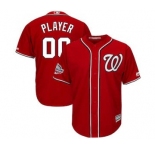 Men's Washington Nationals Customized Scarlet 2018 All-Star Game Alternate Cool Base Custom Jersey