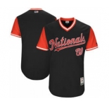 Men's Washington Nationals customzied Navy 2017 Little League World Series Players Weekend Jersey
