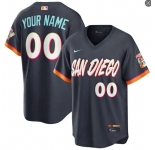 San Diego Padres Custom Nike 2026 Obsidian City Connect Limited Jersey