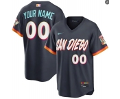 San Diego Padres Custom Nike 2026 Obsidian City Connect Limited Jersey
