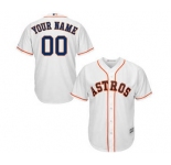 Youth Houston Astros White Home Custom Cool Base Baseball Baseball Jersey