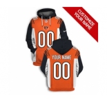Men's Cincinnati Bengals Active Player Custom 2021 Orange Pullover Football Hoodie