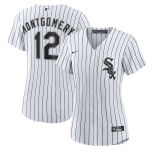Women's Chicago White Sox #12 Colson Montgomery White Cool Base Stitched Baseball Jersey