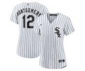 Women's Chicago White Sox #12 Colson Montgomery White Cool Base Stitched Baseball Jersey