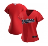 Women's Cleveland Indians Alternate 2020 Baseball Team Jersey Red
