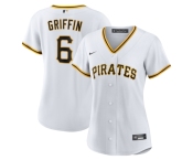 Women's Pittsburgh Pirates #6 Konnor Griffin Nike White Home Replica Jersey