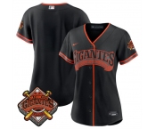 Women's San Francisco Giants Blank Black 2026 Alternate Stadium Stitched Baseball Jersey