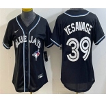 Women's Toronto Blue Jays #39 Trey Yesavage 2026 Black Fashion Cool Base Jersey