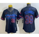 Women's Toronto Blue Jays #39 Trey Yesavage Black City Limited Jersey