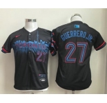 Youth Toronto Blue Jays #27 Vladimir Guerrero Jr Black City Limited Jersey