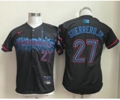 Youth Toronto Blue Jays #27 Vladimir Guerrero Jr Black City Limited Jersey
