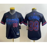 Youth Toronto Blue Jays #39 Trey Yesavage Black City Limited Jersey