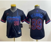 Youth Toronto Blue Jays #39 Trey Yesavage Black City Limited Jersey