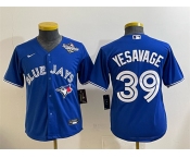 Youth Toronto Blue Jays #39 Trey Yesavage Royal 2025 World Series Cool Base Stitched Baseball Jersey