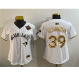 Youth Toronto Blue Jays #39 Trey Yesavage White Gold 2025 American League Champions Limited Stitched Jersey
