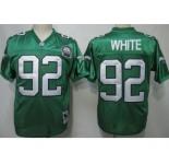 Philadelphia Eagles #92 Reggie White Light Green Throwback 99TH Jersey