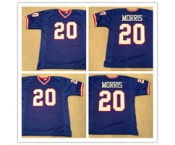 Mens New York Giants #20 Joe Morris Mitchell & Ness Retired Player Vintage Jersey - Royal Blue