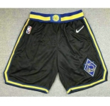 Men's Golden State Warriors Black 2022 Nike City Edition Stitched Swingman Shorts